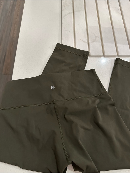 lululemon athletica Pants - lululemon Olive Green capri leggings